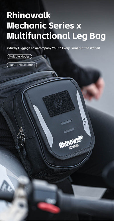 2.4L Motorcycle Tank Bag – Leg & Waist Bag Waterproof