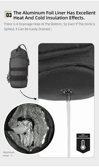 Waterproof Insulated Motorcycle Drink Holder – Durable & Heat Retaining