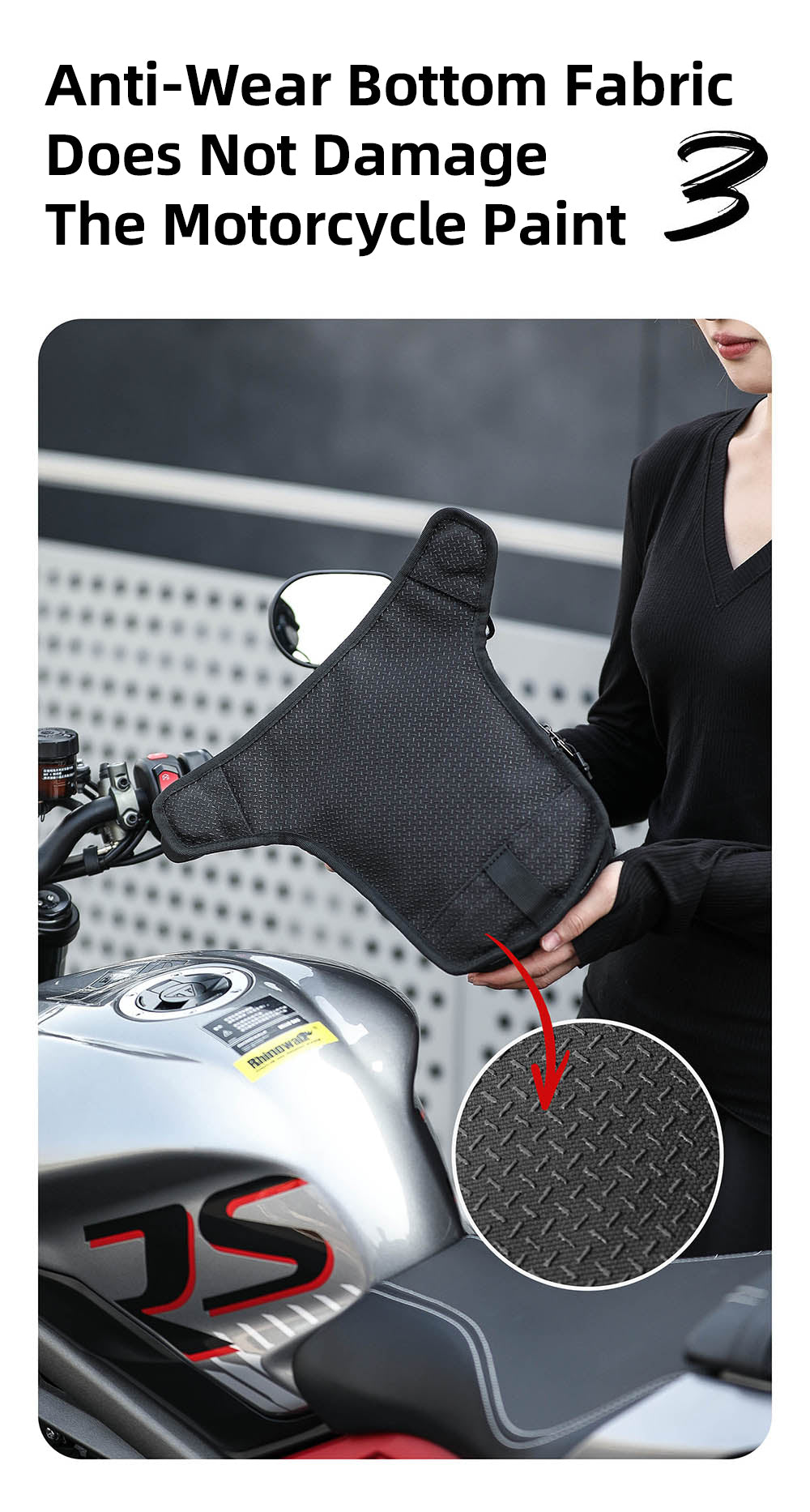 2.4L Motorcycle Tank Bag – Leg & Waist Bag Waterproof