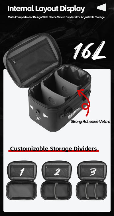 Extended Waterproof Touring Bag for Side Case