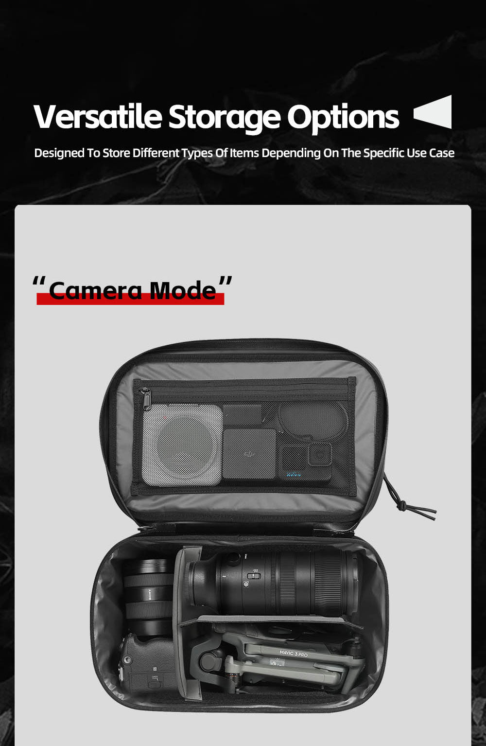 Extended Waterproof Touring Bag for Side Case