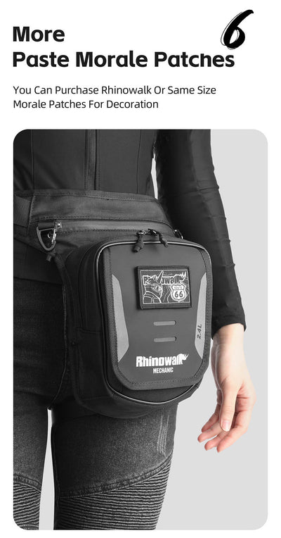 2.4L Motorcycle Tank Bag – Leg & Waist Bag Waterproof
