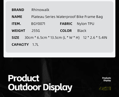 Plateau Series X Waterproof Triangle bag -1.7l
