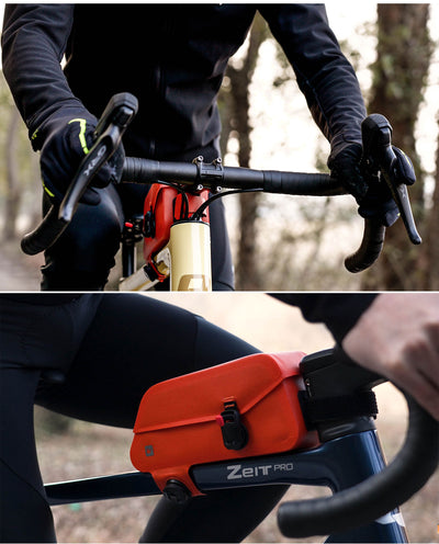 Waterproof Top Tube Bag with Magnetic Locking