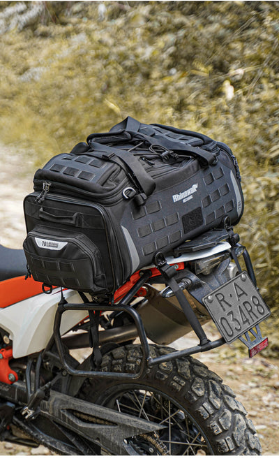 50–70L Motorcycle Tail Bag – Waterproof Touring Seat Bag