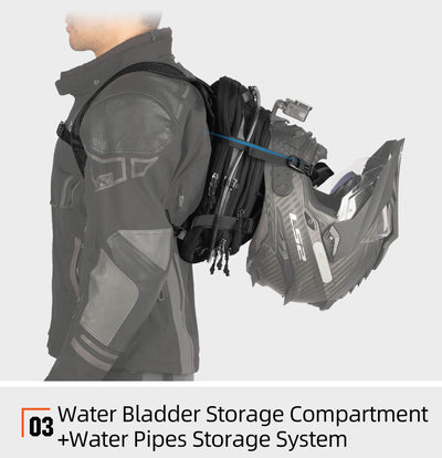 9L Motorcycle Tank Bag – Hydration Bladder, Waterproof Gear
