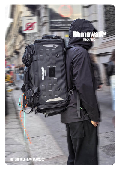50–70L Motorcycle Tail Bag – Waterproof Touring Seat Bag