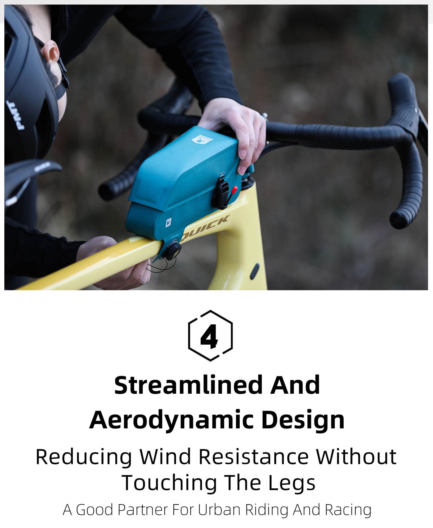 Waterproof Top Tube Bag with Magnetic Locking