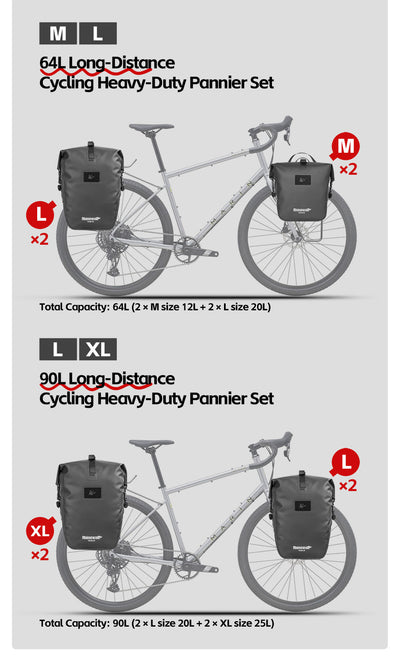 Waterproof TPU Pannier Bag - 1 Piece