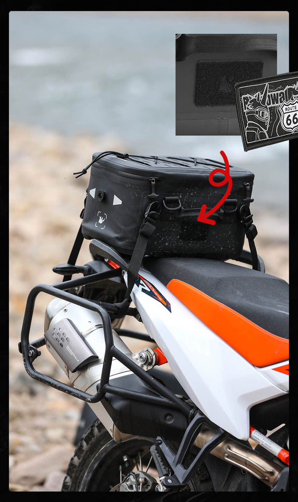 Extended Waterproof Touring Bag for Side Case