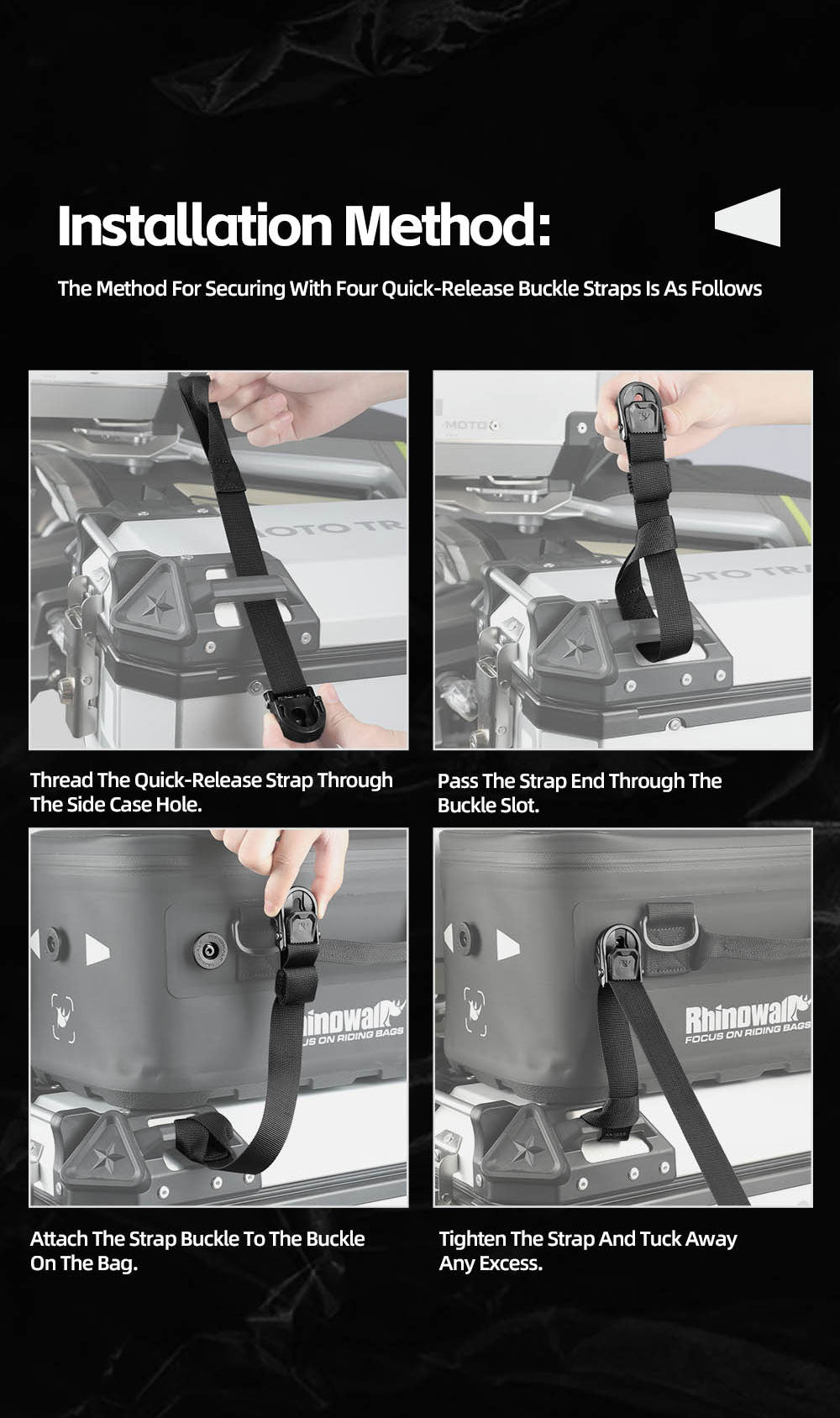 Extended Waterproof Touring Bag for Side Case