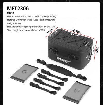 Extended Waterproof Touring Bag for Side Case