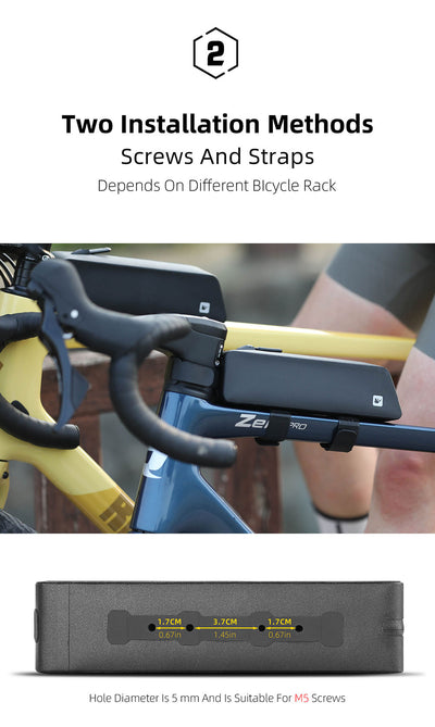 Bolt-On Waterproof Top Tube bag