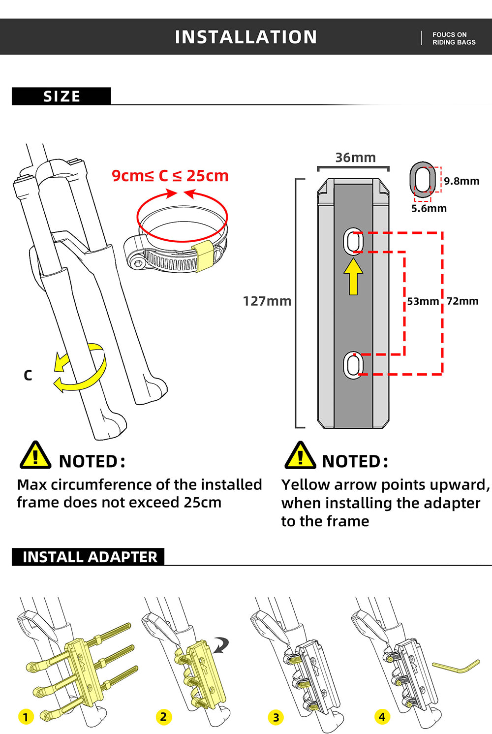 Quick Release Escooter Bag