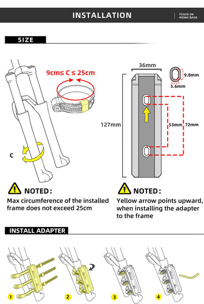 Quick Release Escooter Bag