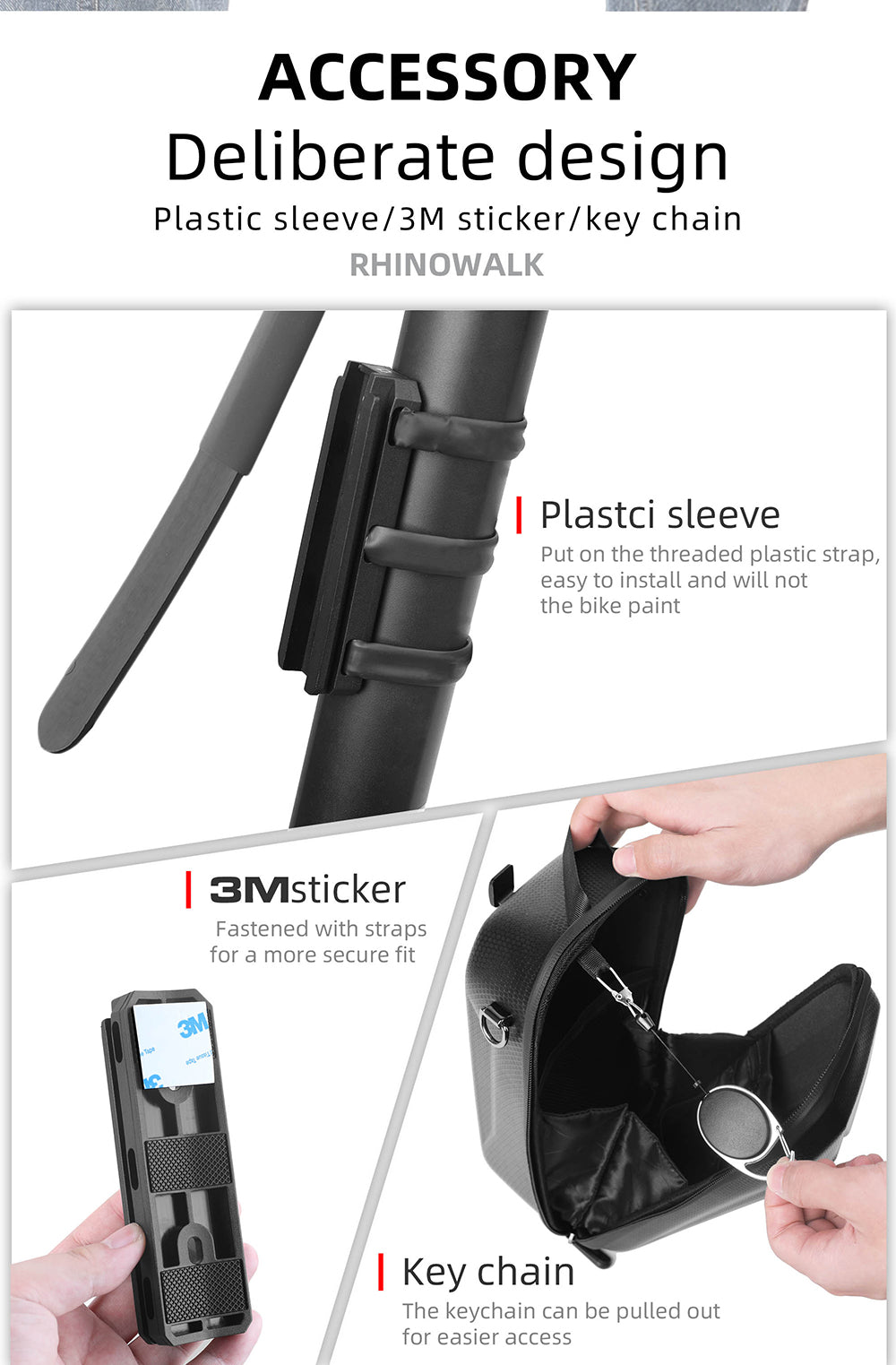 Quick Release Escooter Bag