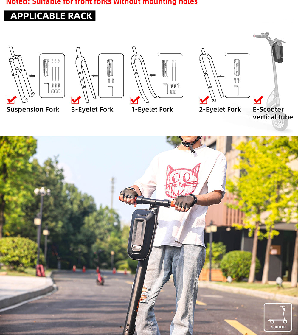 Quick Release Escooter Bag