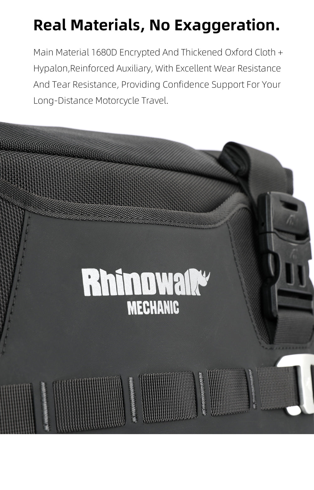 35L Motorcycle Side Bag – Quick Release Waterproof Saddlebag