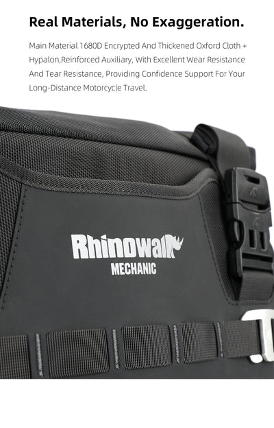35L Motorcycle Side Bag – Quick Release Waterproof Saddlebag