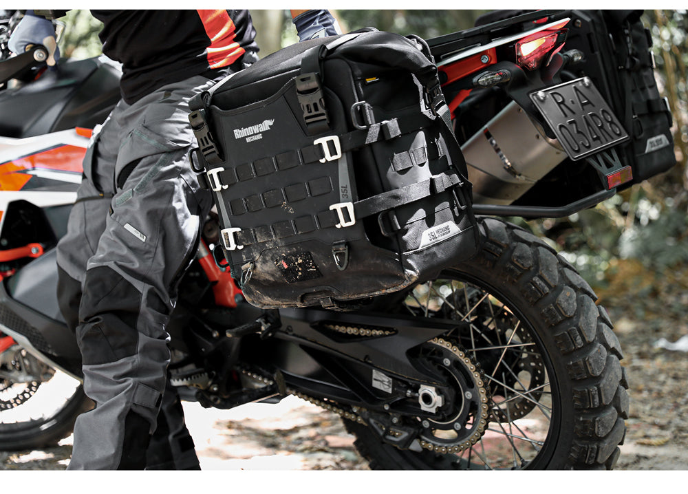 35L Motorcycle Side Bag – Quick Release Waterproof Saddlebag