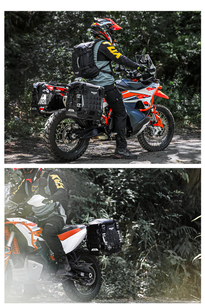 35L Motorcycle Side Bag – Quick Release Waterproof Saddlebag