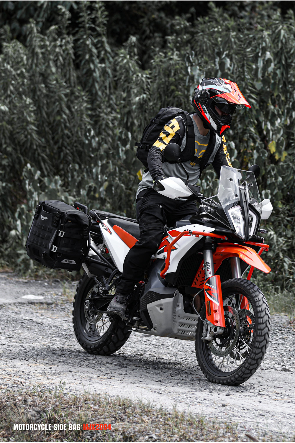 35L Motorcycle Side Bag – Quick Release Waterproof Saddlebag