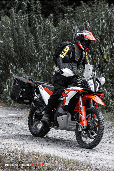 35L Motorcycle Side Bag – Quick Release Waterproof Saddlebag