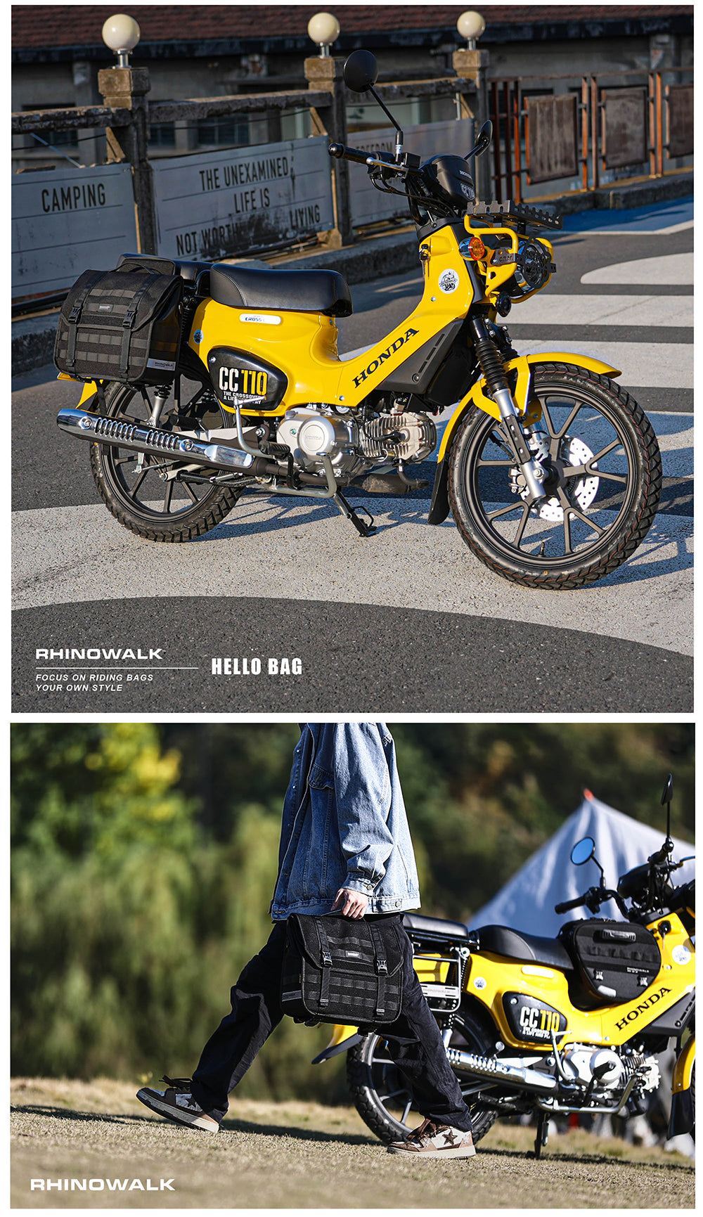 13l Motorcycle side bag