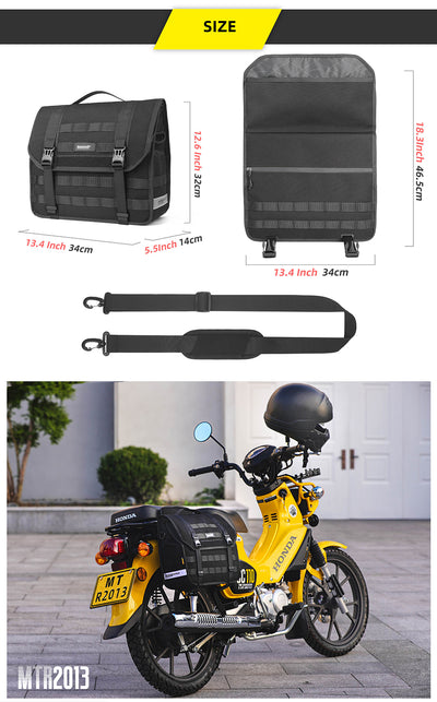 13l Motorcycle side bag