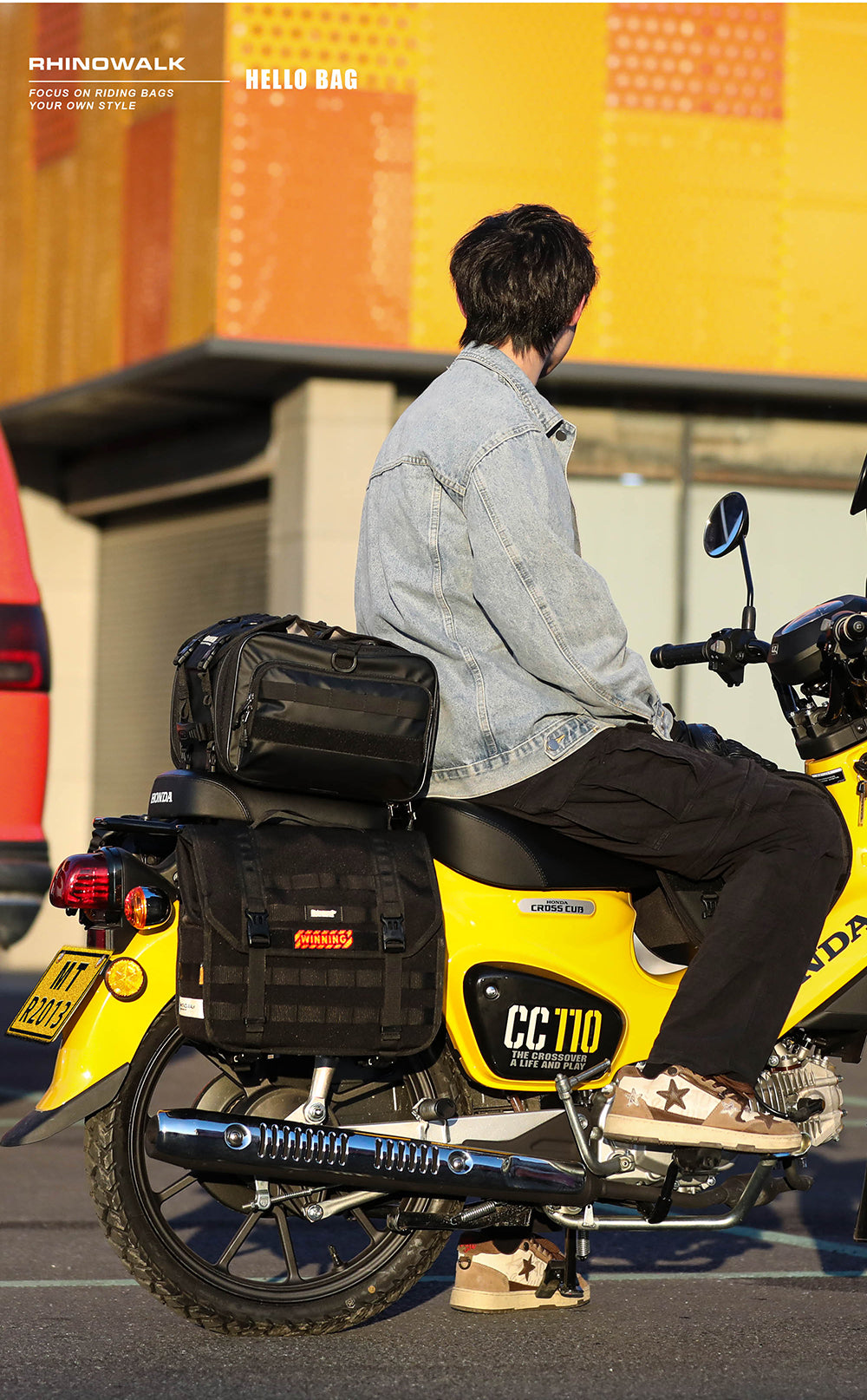 13l Motorcycle side bag