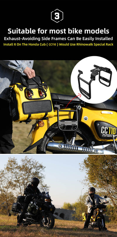 15 liter Waterproof Motorcycle Side Bag