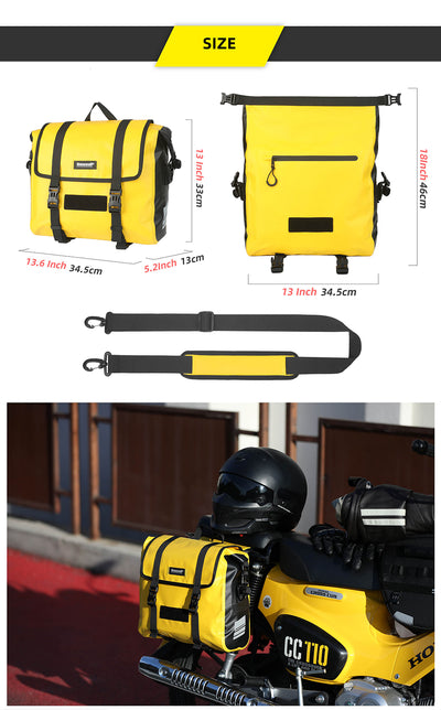 15 liter Waterproof Motorcycle Side Bag