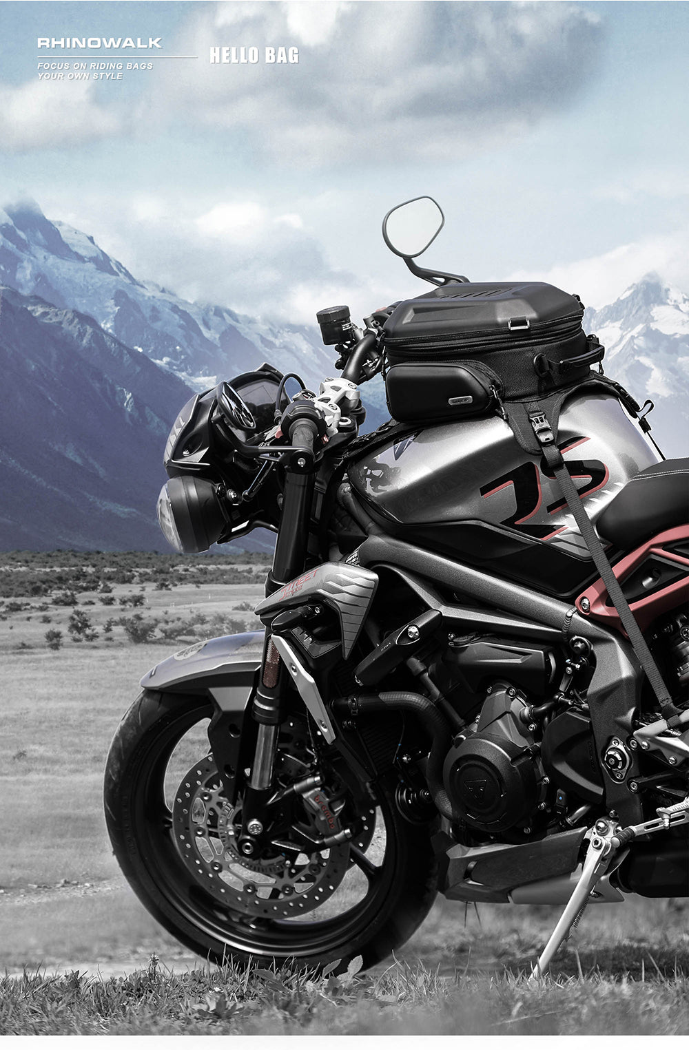 Hard Shell Tank Bag for Motorcycle