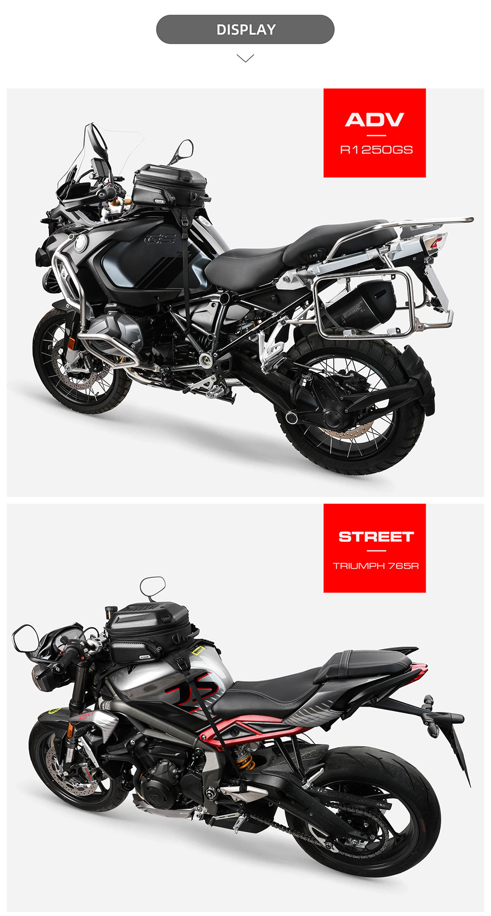 Hard Shell Tank Bag for Motorcycle