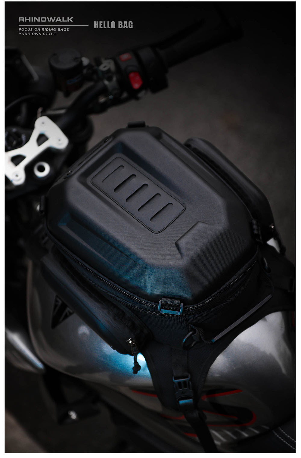 Hard Shell Tank Bag for Motorcycle
