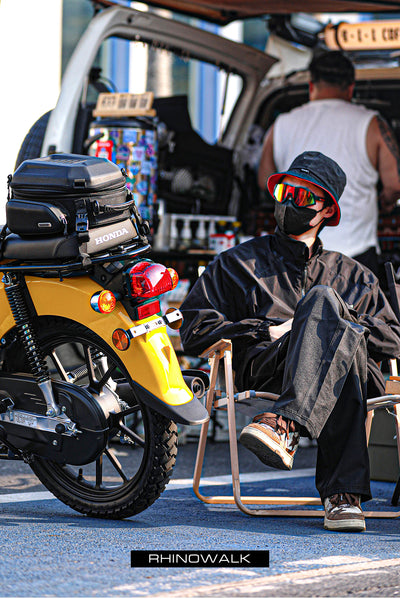 12-18l Motorcycle hard shell tail bag