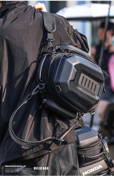 12-18l Motorcycle hard shell tail bag