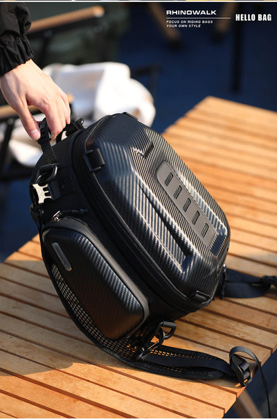 12-18l Motorcycle hard shell tail bag