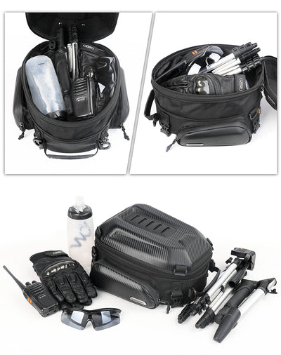 12-18l Motorcycle hard shell tail bag