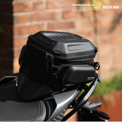 12-18l Motorcycle hard shell tail bag