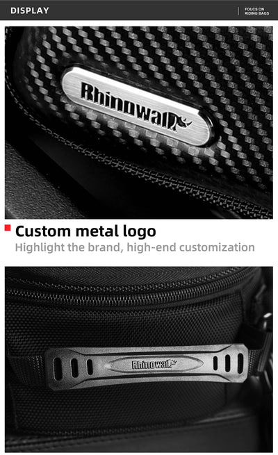 12-18l Motorcycle hard shell tail bag