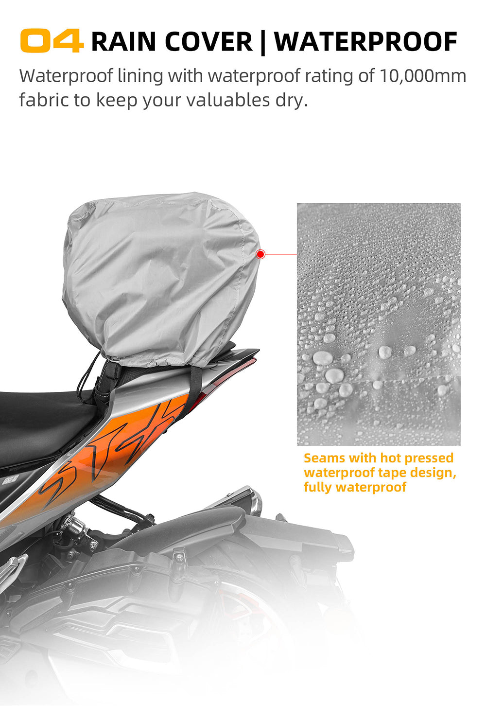 15 litr Tunnel bag for Scooter