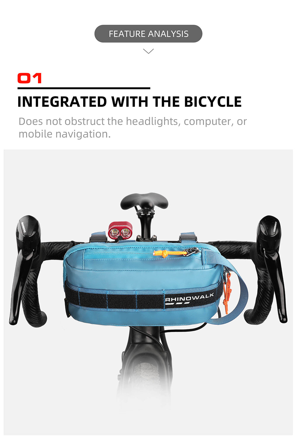 Multifunctional Bicycle Handlebar Bag