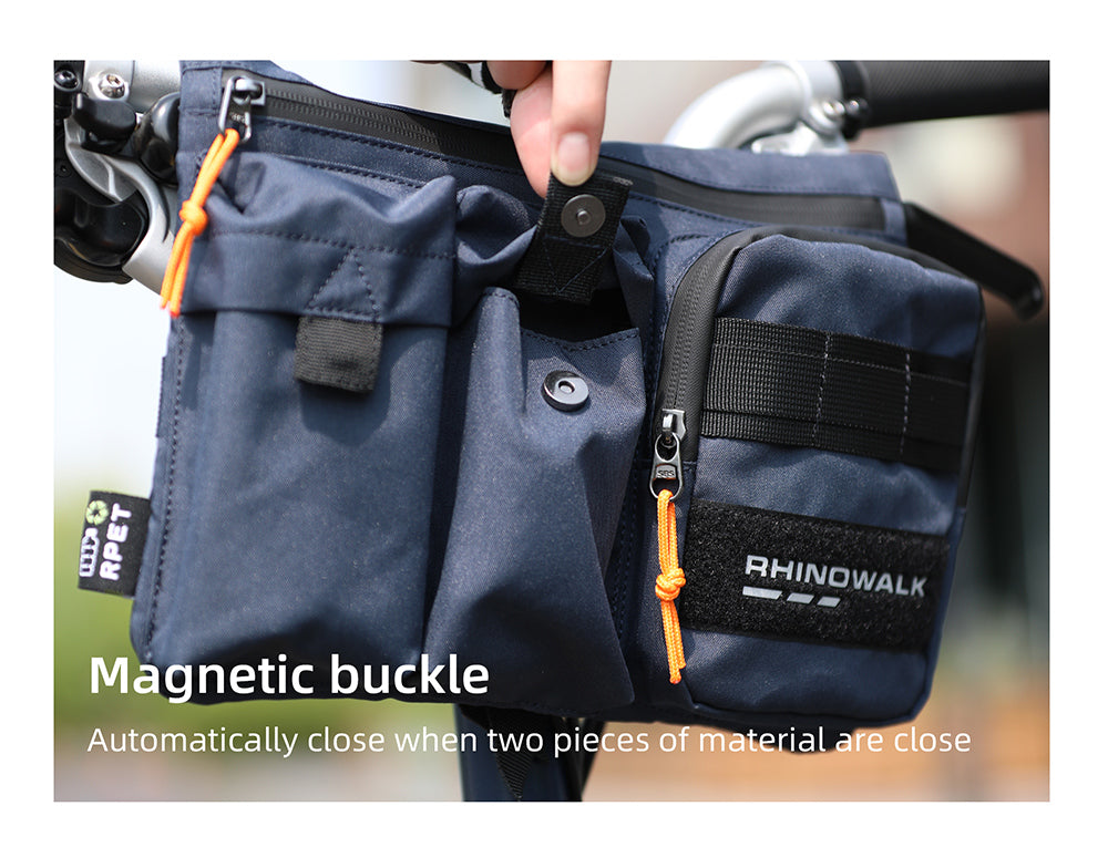 Eco Handlebar bag for Bicycle - RPET Material