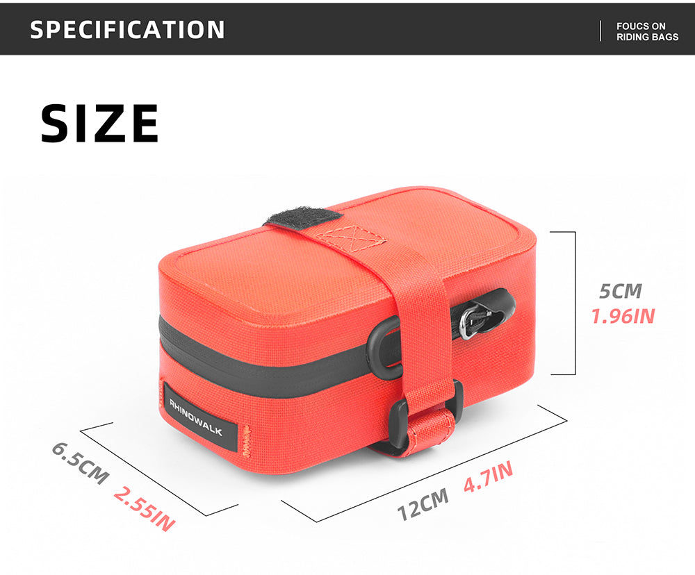 Ultralight waterproof saddle bag