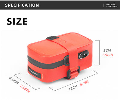 Ultralight waterproof saddle bag