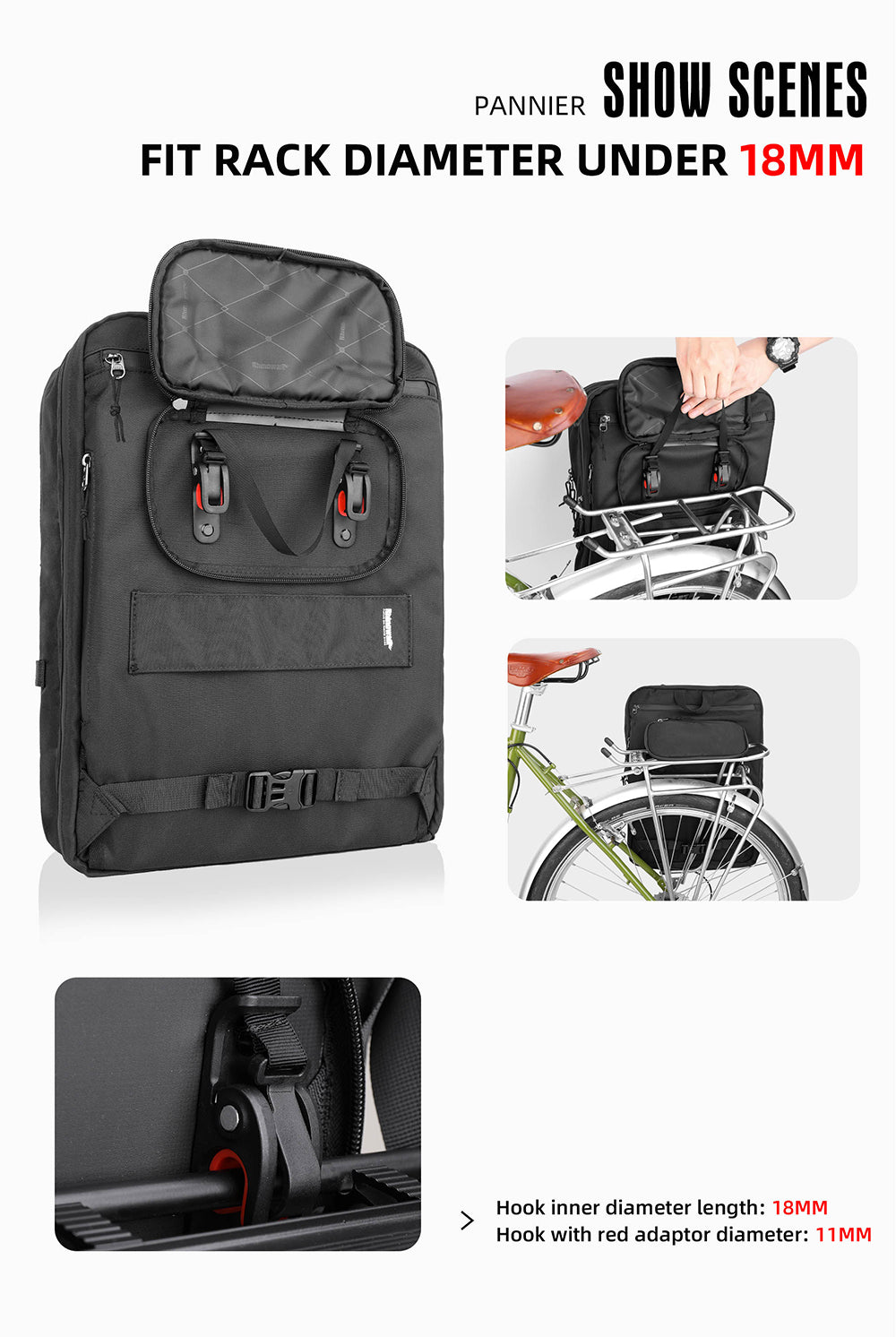 Eco 25l Commuting Pannier Bag