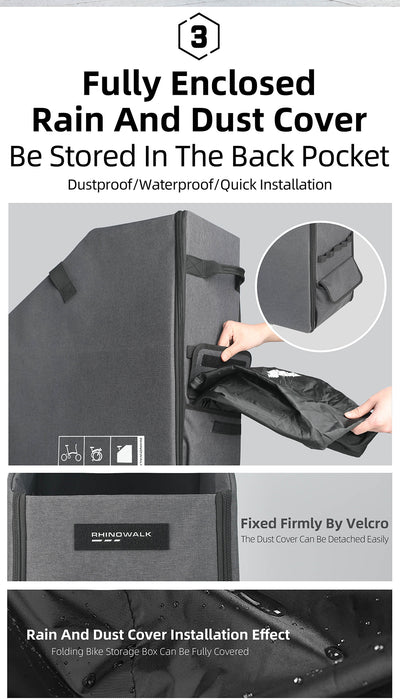 Storage box for 14"-16", 20"-24"  folding bikes