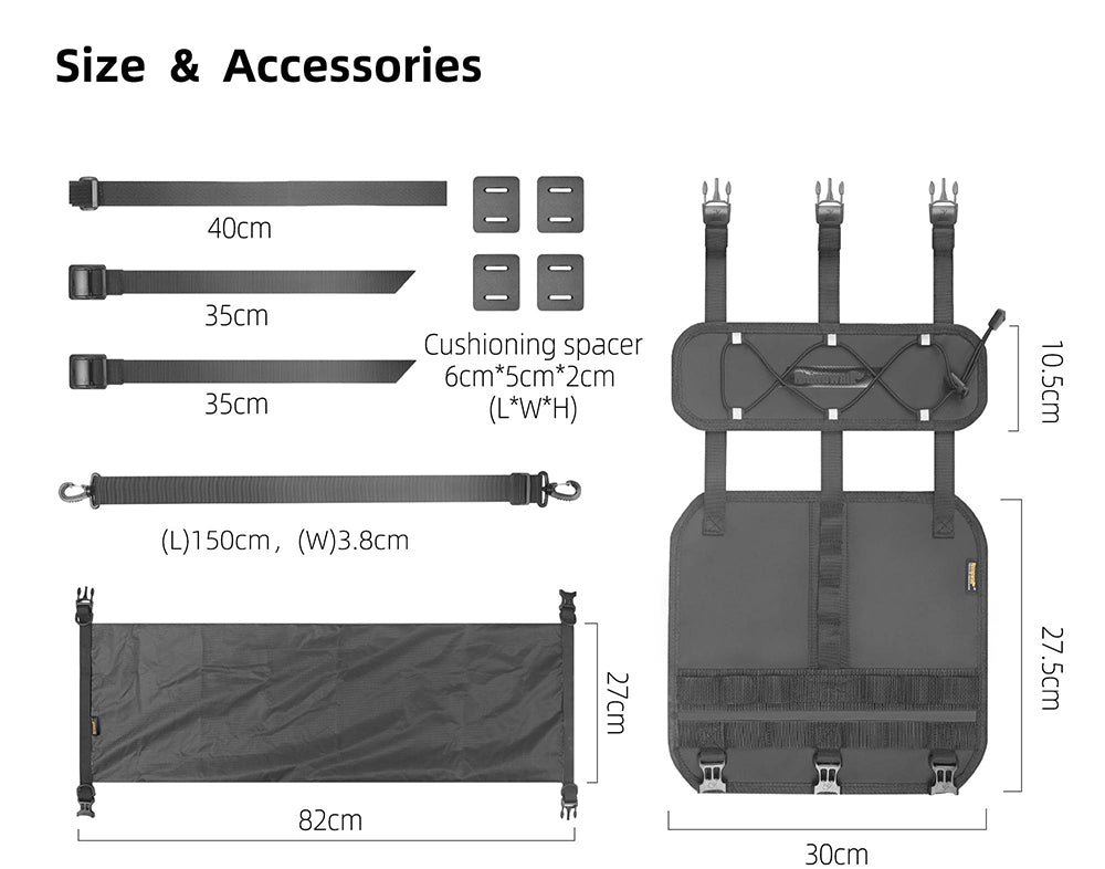Handlebar harness bag