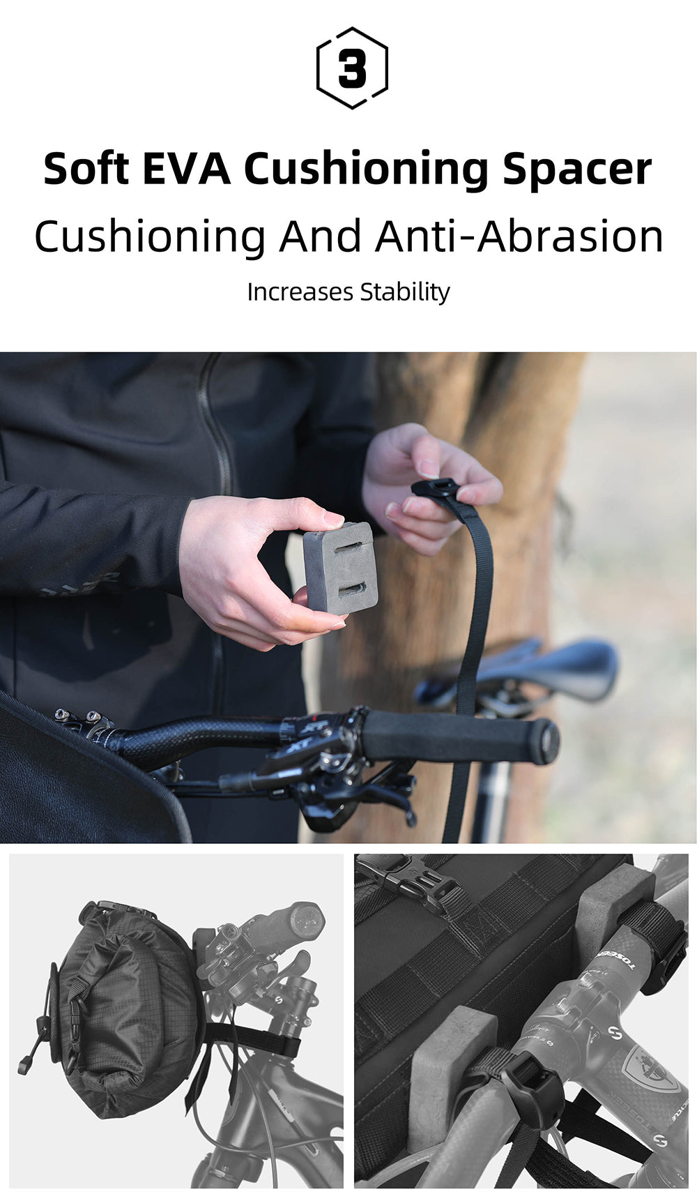 Handlebar harness bag